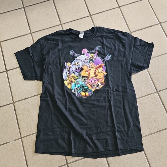 NEW Adult XL NECA TMNT ‘Villains’ T-Shirt Stern Pinball Crate Ninja Turtles - Picture 1 of 6